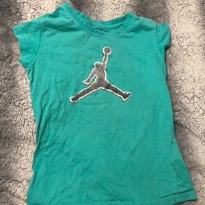 Jordan girls teal small size 8-10 years old